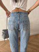 NELLY BACK LOGO JEANS
