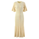 SANDRA FINE KNIT MIDI DRESS