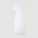 SANDRA BEADED KNIT MAXI DRESS WHITE