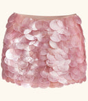 SEQUIN SKIRT PINK