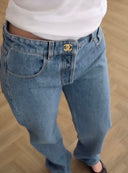 NELLY BACK LOGO JEANS