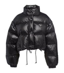 TRIANGLE SHINY JACKET BLACK