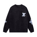 SWEATER STARS BLACK & BLUE