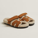 CHYPRE SANDALS TEDDY BROWN