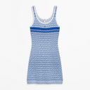 C BLUE STRIPES DRESS