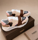 checkered sneakers