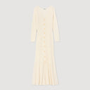 SANDRA FANTASY JERSEY DRESS BEIGE