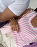 PINK STRIPES TOP