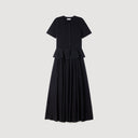SANDRA KNITTED DRESS WITH PEPLUM
