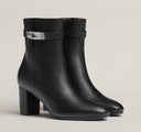 SILVER LOCK ANKLE BOOTS