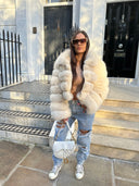 ZIPPED MINI COAT