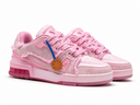 PINK DISTRESSED SNEAKERS