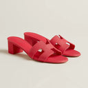 H OASIS HEELED SANDALS ROSE