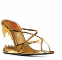 BADDIE HEELS GOLD