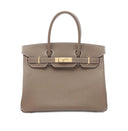 TOP HANDLE BAG 25 TAUPE