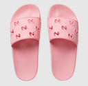 RUBBER PINK SLIDES