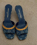 DARK DENIM HEELS