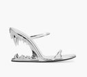 BADDIE HEELS SILVER