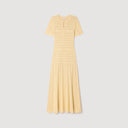 SANDRA JERSEY LONG DRESS YELLOW