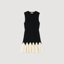 SANDRA TWO TONE KNITTED DRESS