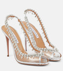 AQUA TEMPTATION HEELS SILVER