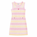 pink yellow dress