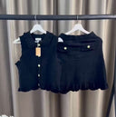 SANDRA SKIRT BLACK TWO PIECE
