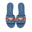DENIM CHERRY SANDALS