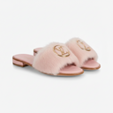 PINK FLUFFY SANDALS