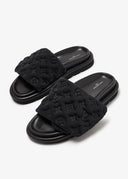 PILLOW MULES BLACK