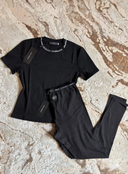 BLACK LEGGING SET
