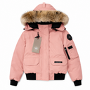 PINK FUR TRIM COAT