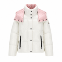 white pink coat