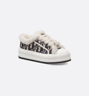 WALK DEEP BLUE FUR SNEAKERS
