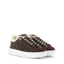 BROWN FUR TRAINERS