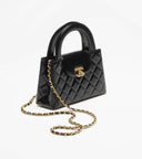 TOP HANDLE BLACK BAG