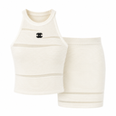 NELLY WHITE SKIRT SET