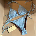 blue bikini