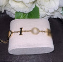 Letters bracelet luxe