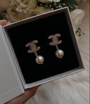 pearl earrings