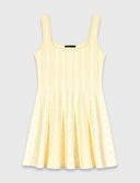 MAJE DRESS BUTTER YELLOW